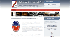 Desktop Screenshot of licences4.fr