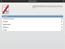 Tablet Screenshot of licences4.fr